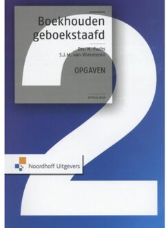 Boekhouden geboekstaafd / 2 / Opgaven - Boek Henk Fuchs (9001836666)