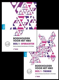 Boekhouden voor het hbo deel 1 (pakket) (4e editie) -  Chris Wijnen (ISBN: 9789024458554)