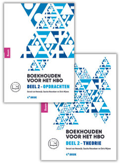 Boekhouden voor het hbo deel 2 (pakket) (4e editie) -  Chris Wijnen (ISBN: 9789024458585)