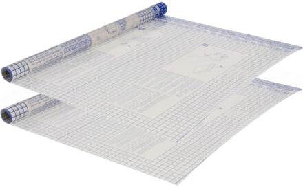 Boeklon kaftfolie zelfklevend - 2x - 250 x 33 cm - Boeken kaften kaftpapier - lamineerfolie