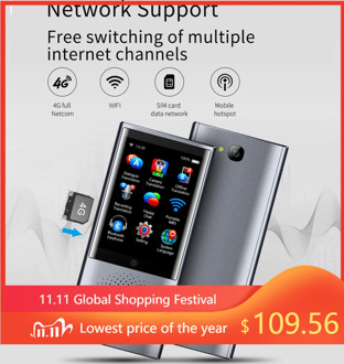 Boeleo W1 AI Voice Photo Translator 2.8" Touch Screen 4G WIFI 8GB Memory 77 Languages Travel Business Instant Voice Translator