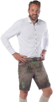 Boeren Tirol & Oktoberfest Kostuum | Marnix Maingold Lederhosen Groen Man | Maat 54 | Bierfeest | Verkleedkleding