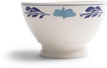 Boerenbont Boerenblauw Kom Ø16cm decor 4st wit