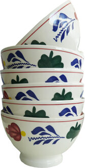 Boerenbont Kom Ø13cm 6 stuks multi