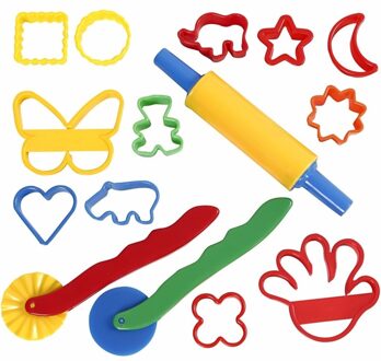 Boetseren en kleien Vormpjes - 15-delig - gereedschap voor klei - kinderen - Knutsel set - plastic