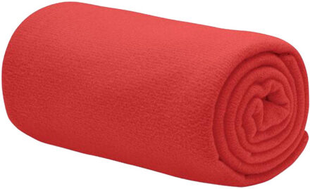 Bogda rpet fleecedeken Rood - One size