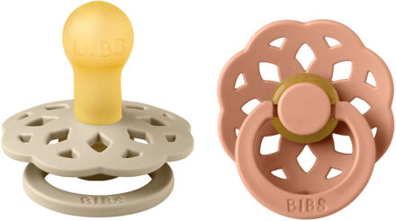 Boheme Pacifier - Stage 1 Fopspeen - 2 Stuks - Vanilla / Peach