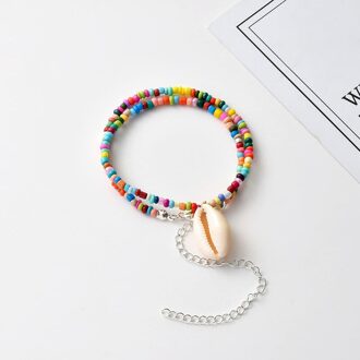 Bohemen Kleurrijke Kralen Shell Choker Ketting Voor Vrouwen Handgemaakte Verklaring Charmant Kragen Mode Zomer Strand Sieraden NL9115-2