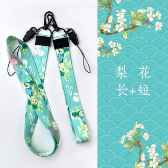 Bohemen Telefoon Houder Grip Voor Xiaomi/Huawei/Samsung Universal Nek Pols Bandjes Lanyards Voor Sleutels Multifunctionele A lang en kort reeks