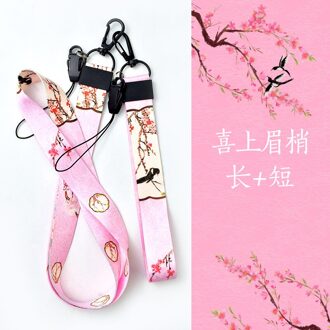 Bohemen Telefoon Houder Grip Voor Xiaomi/Huawei/Samsung Universal Nek Pols Bandjes Lanyards Voor Sleutels Multifunctionele D lang en kort reeks