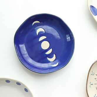 Bohemian Decoratieve Keramische Plaat Lade Eenvoudige Retro Pasta Diner Borden Servies Display Art Plaat Thuis Restaurant Decoraties