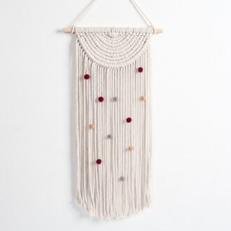 Bohemian Macrame Tapestry Kleurrijke Muur Decor Woonkamer Studio Opknoping Wandtapijten Handgemaakte Woondecoratie Accessoires