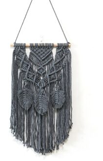 Bohemian Style Grote Macrame Tapestry Macrame Muur Opknoping Boerderij Decor Kamer Decoratie Tapestry Wanddecoraties geel