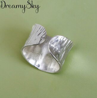 Bohemian Vintage 925 Sterling Zilver Grote Ringen Voor Vrouwen Wedding Party Meisjes Cadeaus Open Vinger Ringen Sieraden