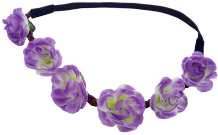 Boho Dames Bloemen Flower Festival Wedding Garland Haar Hoofd Band Beach Party Zomer Kransen Interieur @ 35