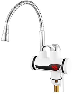 Boiler Douche 220V Keukenkraan Eu Plug Elektrische Boiler 3000W Digitale Display Voor Country House Cottage RX003-UNDERWATER