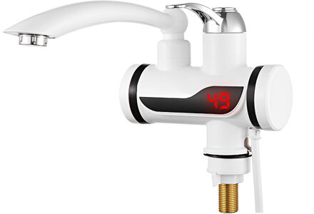 Boiler Douche 220V Keukenkraan Eu Plug Elektrische Boiler 3000W Digitale Display Voor Country House Cottage RX004-UNDERWATER