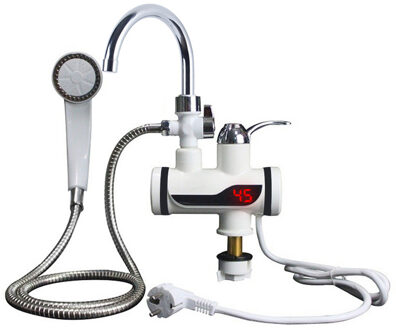 Boiler Douche 220V Keukenkraan Eu Plug Elektrische Boiler 3000W Digitale Display Voor Country House Cottage RX017-UNDERWATER