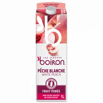 Boiron witte perzikpuree 1 l