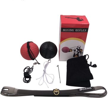 Boksen Bal Snelheid Reactie Reflex Bal Mmatraining Hoofd Tennis Snelheid Boksen Bal Met Hoofdband (2 Niveaus/Set)
