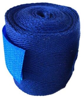 Boksen Hand Wraps Sport Veiligheid Hand Guard Gebonden Handen Met Vechten Wraps Muay Thai Boksen 2.5M Katoen Boksen Bandages Blauw