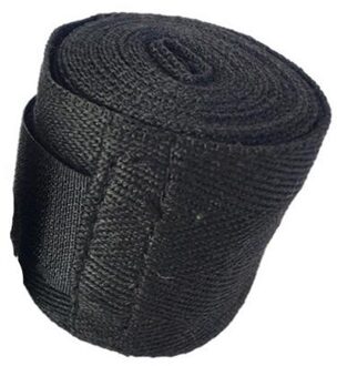 Boksen Hand Wraps Sport Veiligheid Hand Guard Gebonden Handen Met Vechten Wraps Muay Thai Boksen 2.5M Katoen Boksen Bandages zwart