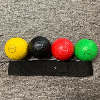 Boksen Reactie Bal Hoofd Gemonteerde Boksen Snelheid Bal Nylon Riem Sanda Combat Training Apparatuur Fitness Bal 4 Ballen