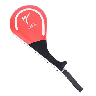 Boksen Training Pads Taekwondo Hand Racket Kick Takwondo Doel Ponsen Pad Karate Training Kickboksen Paddle Boksen Apparatuur rood