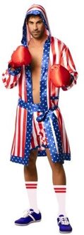 Bokser Kostuum USA Star Volwassenen Multikleur - Print