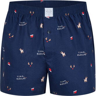 Bokser Team Rudolph 3-Pack - maat 2XL Veelkleurig