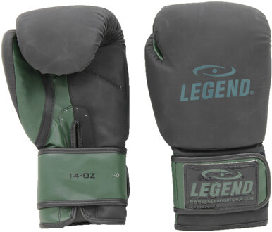 Bokshandschoenen Legenddry & Protect Zwart/groen Mt 8oz