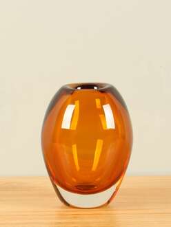 Bol bruin vaasje, 15 cm