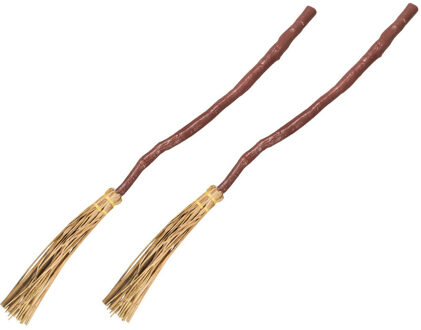 Boland 2x stuks heksen bezems 90 cm