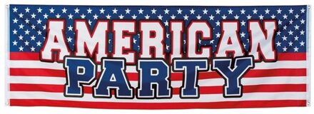 Boland Amerikaanse party banier 2,2 meter