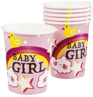 Boland Bekers Baby Girl Meisjes 250 Ml Papier Roze 6 Stuks