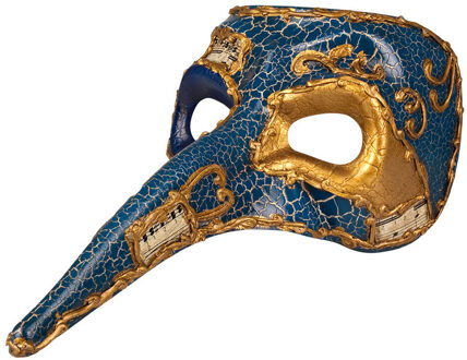 Boland Blauw Venetiaans snavel masker voor heren