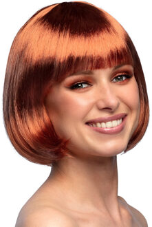 Boland Boblijn pruik - koper - dames - verkleden - verkleedpruik - carnaval