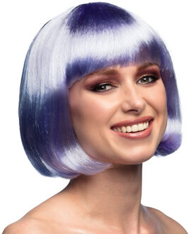 Boland Boblijn pruik - lila paars - dames - verkleden - verkleedpruik - carnaval