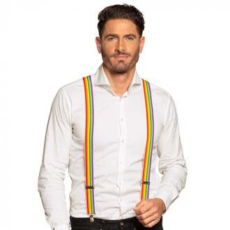 Boland Bretels rainbow Multikleur