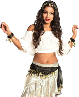 Boland Buikdanseressen accessoires set zwart