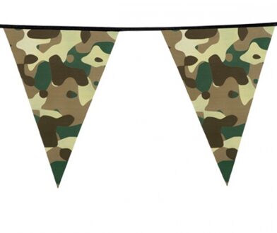 Boland Camouflage vlaggenlijnen 6 meter army thema