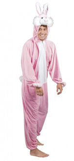 Boland Canaval onesie konijn/ haas heren Roze