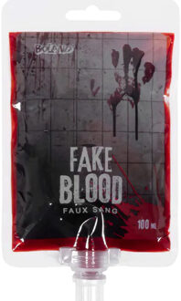 Boland Carnaval/halloween nepbloed infuus - zak vol - 100 ml - griezel/thema feesten