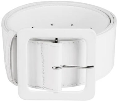 Boland Carnaval verkleed dames riem - ivoor wit - 115 x 5,5 cm - kunststof