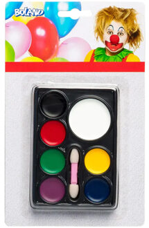 Boland Clownsmake-up 7 Kleuren