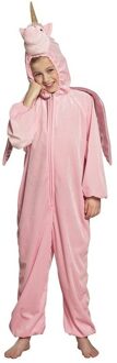 Boland Eenhoorn dieren onesie/kostuum voor kinderen roze