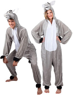 Boland Ezel kostuum - onesie - one size - dierenpak - carnaval - vrijgezellenfeest