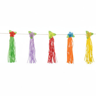 Boland Feest slinger / Tasselslinger Hawaii thema- 3m - papier - slingers - themafeest Multi