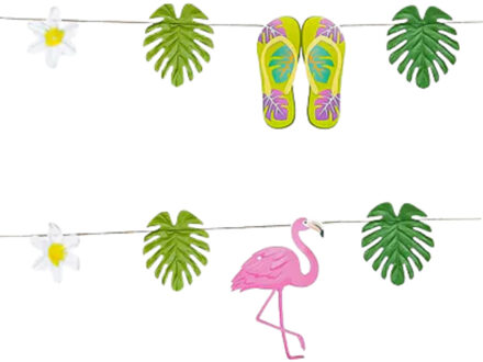 Boland Feest slinger tropisch thema - karton - 3.6 meter - Hawaii feestversiering