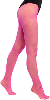 Boland Fishnet panty - roze - dames - maat M/L - carnaval - foute party